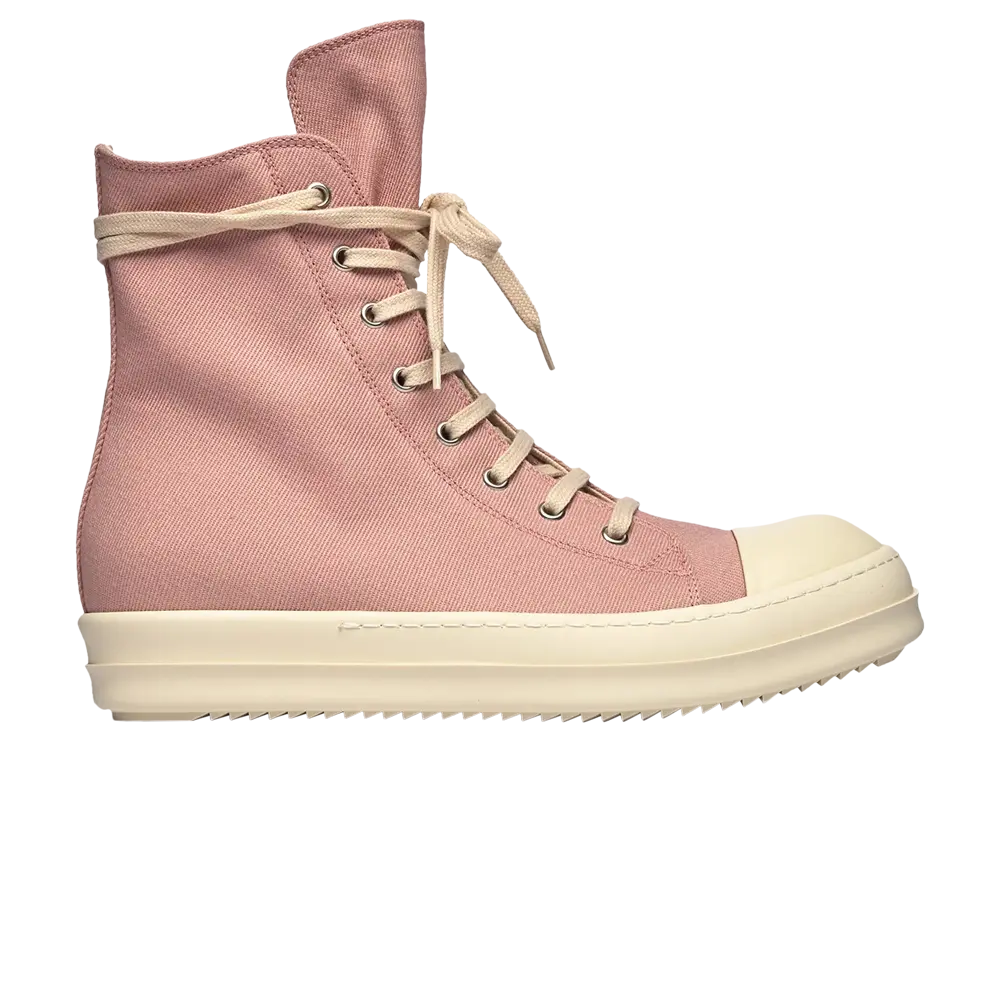 Высокие кроссовки Rick Owens EDFU DRKSHDW Cotton Denim High, розовый