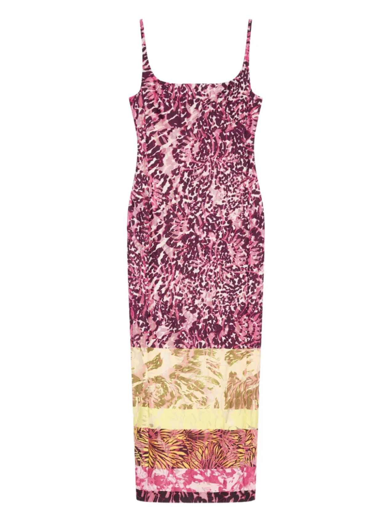 

DRIES VAN NOTEN платье макси с цветочным принтом, красный