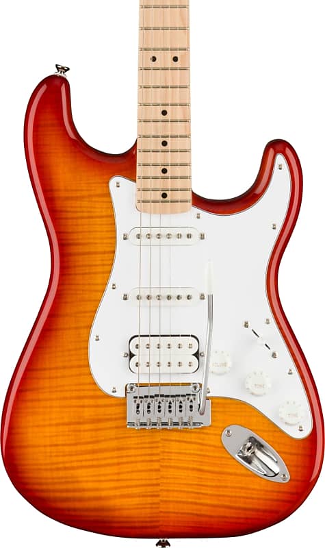 

Электрогитара Squier Affinity Stratocaster FMT HSS, Maple Fingerboard, Sienna Sunburst