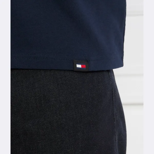 Фирменная футболка стандартного кроя Tommy Hilfiger, синий — фото 4