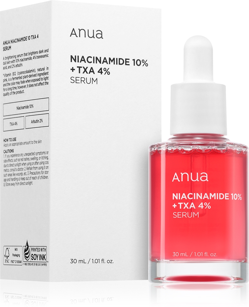 Сыворотка Anua — Ниацинамид % + TXA % для коррекции темных пятен, осветляющая для ровного тона кожи, 30 мл — фото 2