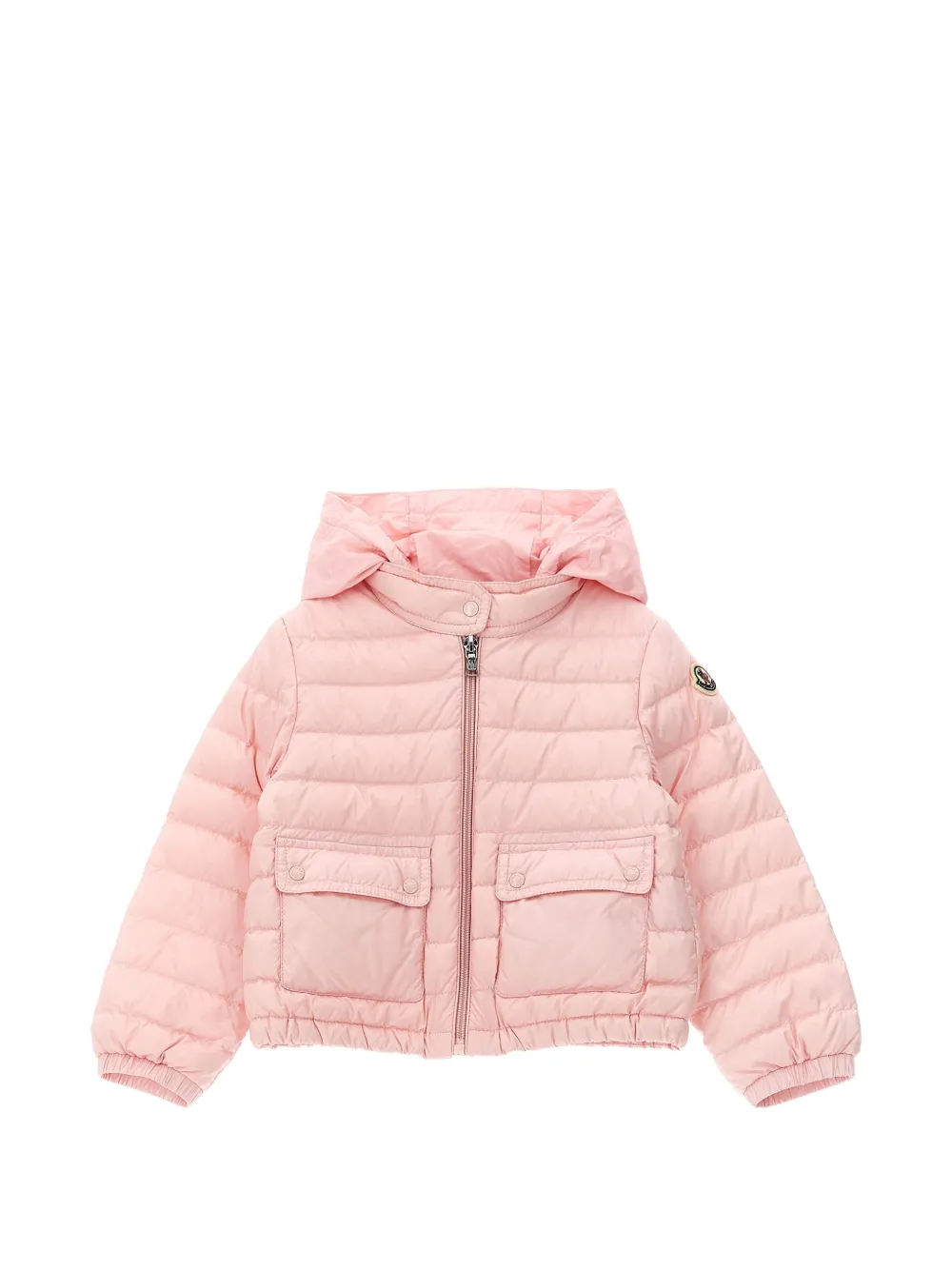 Стеганая куртка Lans с карманами Moncler Enfant, розовый — фото 4