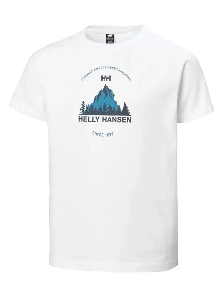 Футболка хлопковая Helly Hansen, белый