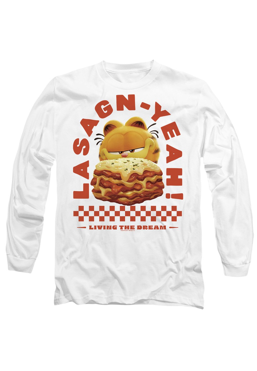 

Топ с длинными рукавами GARFIELD MOVIE LASAGNYEAH Cotton Soul, белый