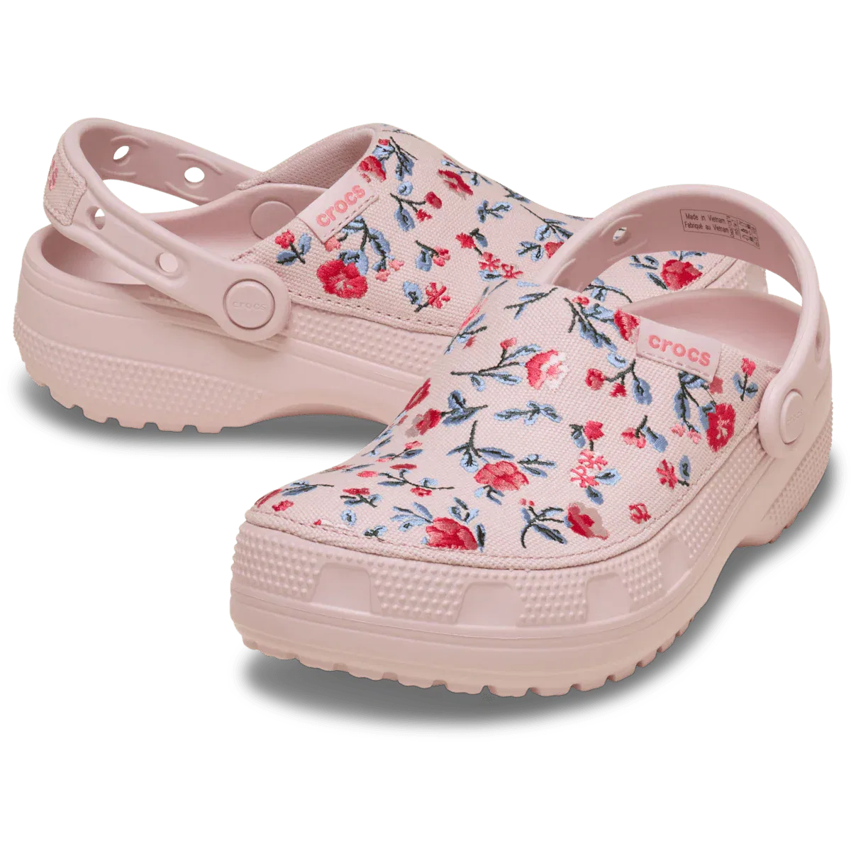 Crocs Классические сабо с цветочным узором — фото 2