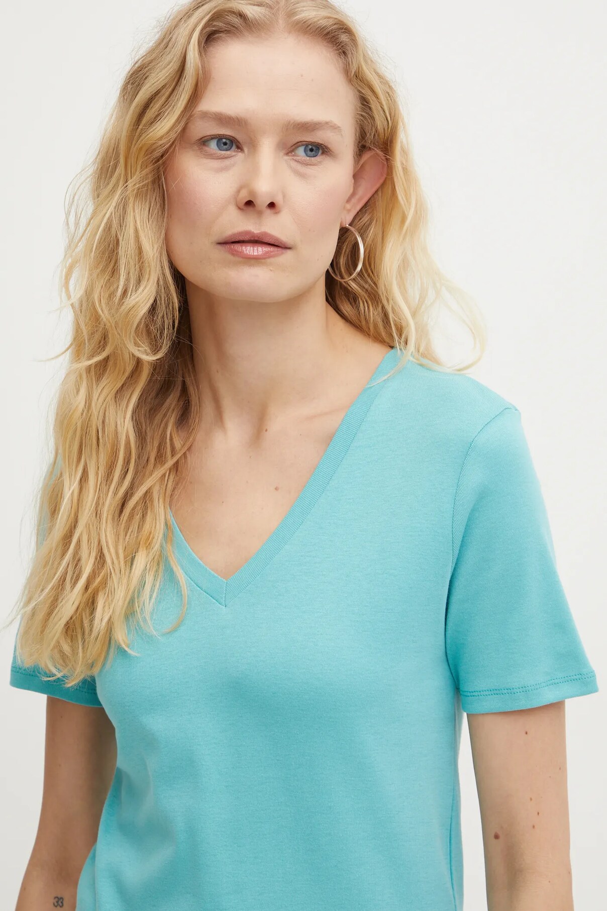 

Футболка из хлопка United Colors Of Benetton, бирюзовый