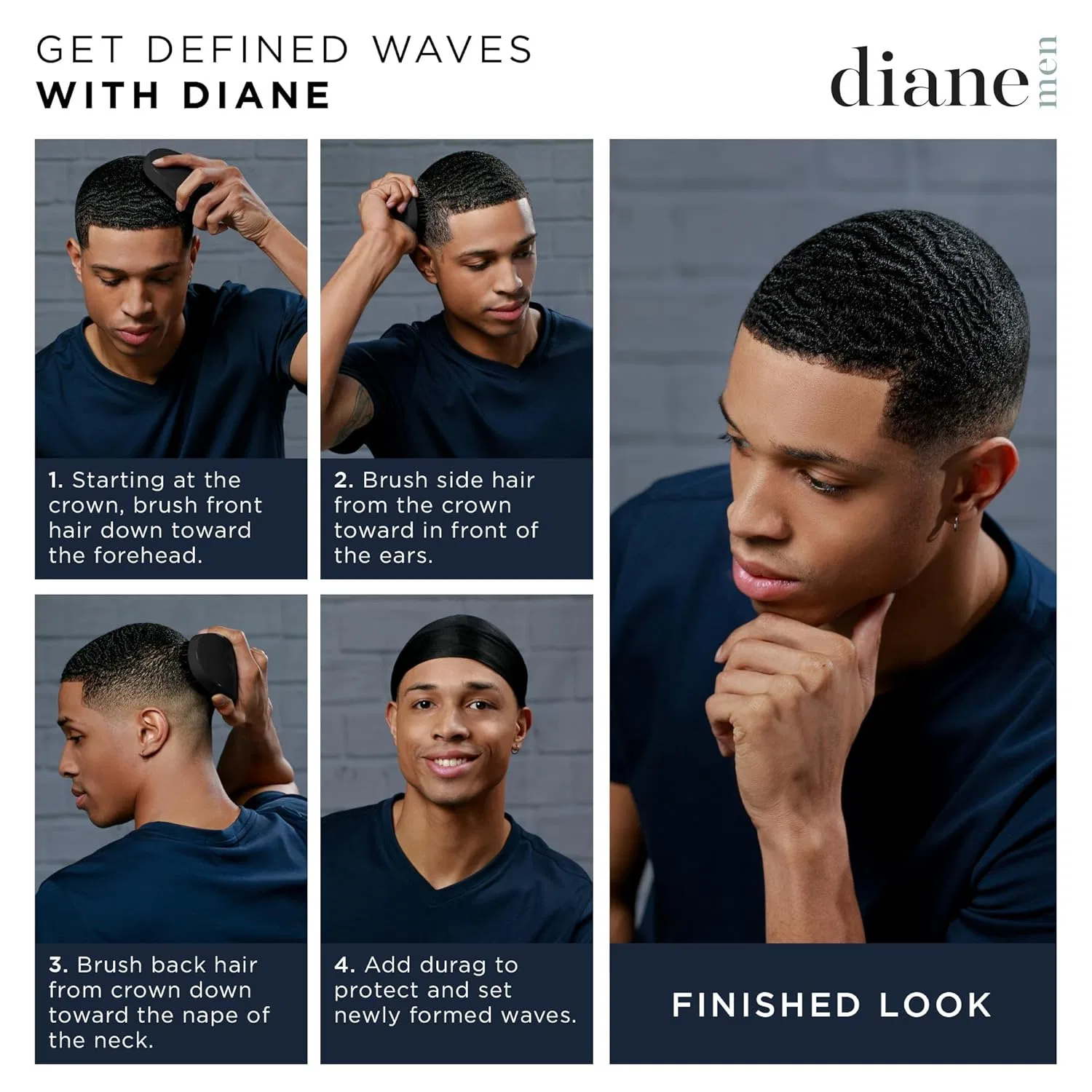 Щетка для укладки волн «Wave Brush» от Diane Diane — фото 3