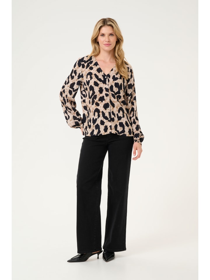 

Блузка Kaffe, цвет large animal print