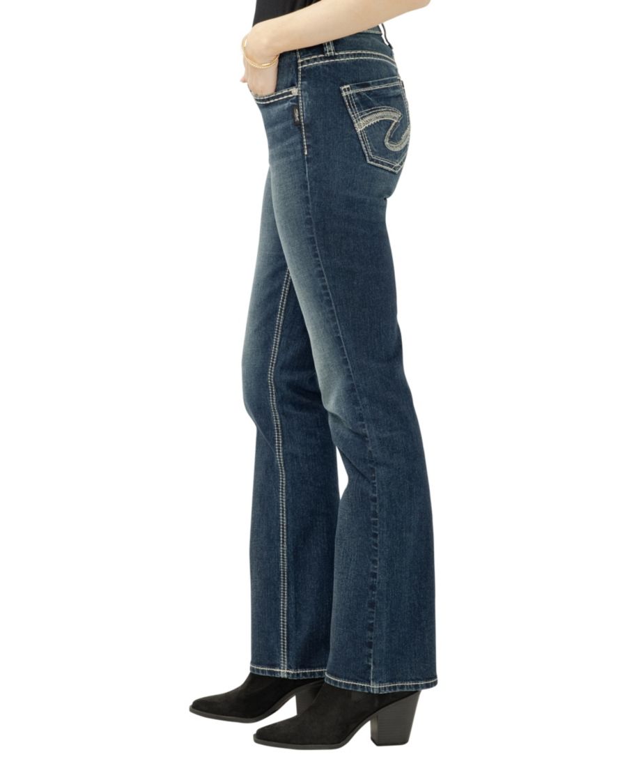 Женские джинсы Suki Mid Rise Curvy Fit Slim Bootcut Silver Jeans Co, Taylor — фото 2
