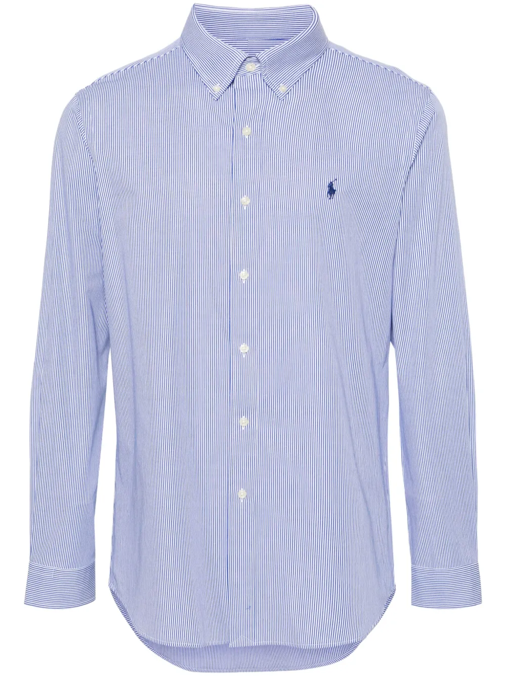 

Поплиновая рубашка с вышивкой Polo Pony POLO RALPH LAUREN, синий