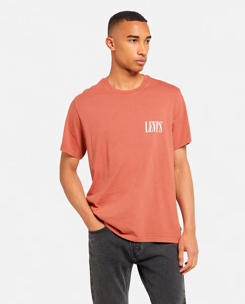 

Футболка мужская с короткими рукавами и круглым вырезом Levi's, красный