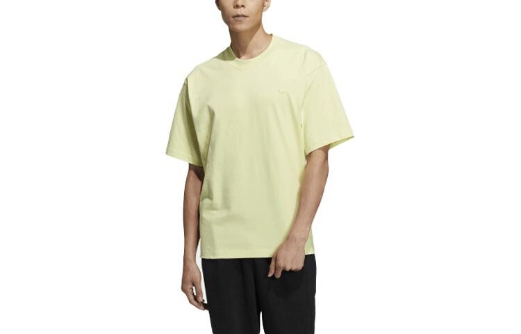 Футболка Adi Color унисекс пастельно-желтая Adidas Originals, светло-желтый — фото 2