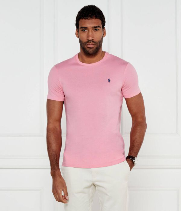 

Футболки Custom slim fit Polo Ralph Lauren, розовый