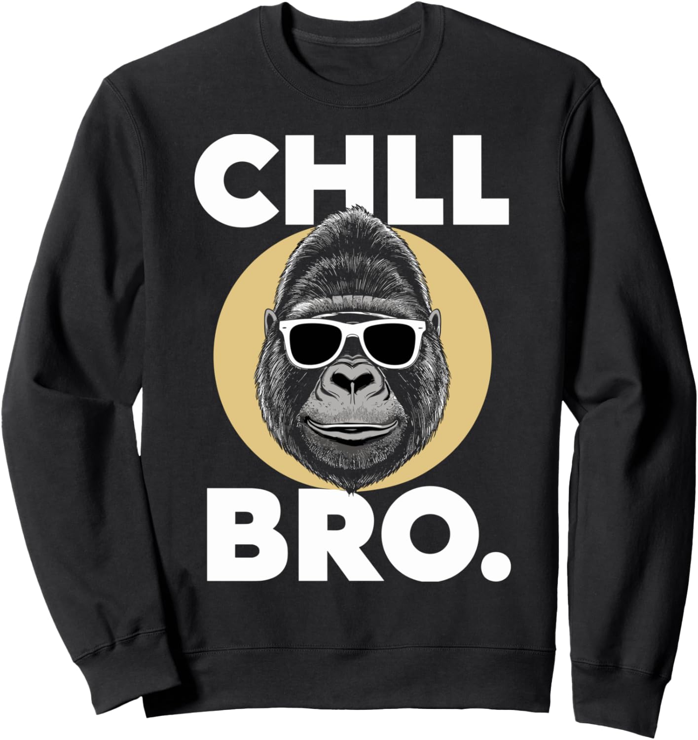 

Толстовка Chill Bro Cooler Gorilla с солнцезащитными очками Chill Bro - Cooler Gorilla Cooles Designs, черный
