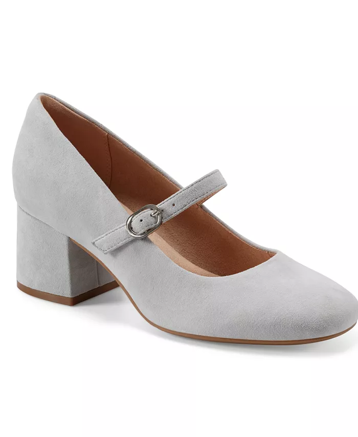 Женские туфли-лодочки Xena Block Heel Mary Jane Rockport, серый — фото 2