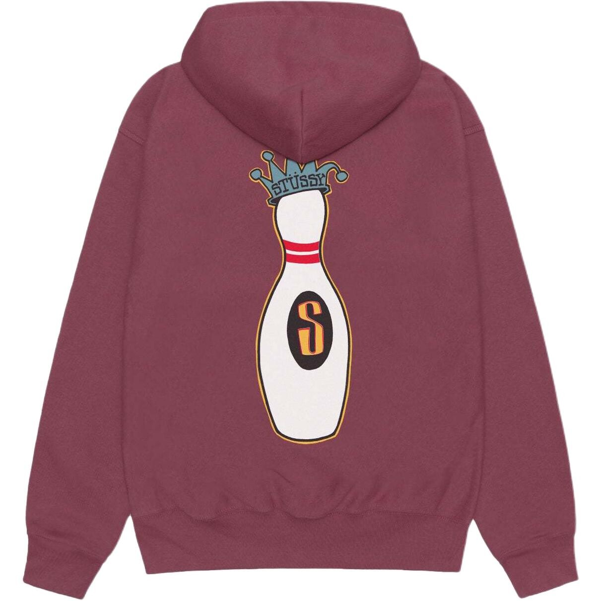 Толстовка с капюшоном Kingpin Zip Stussy, цвет Heather Gray — фото 4