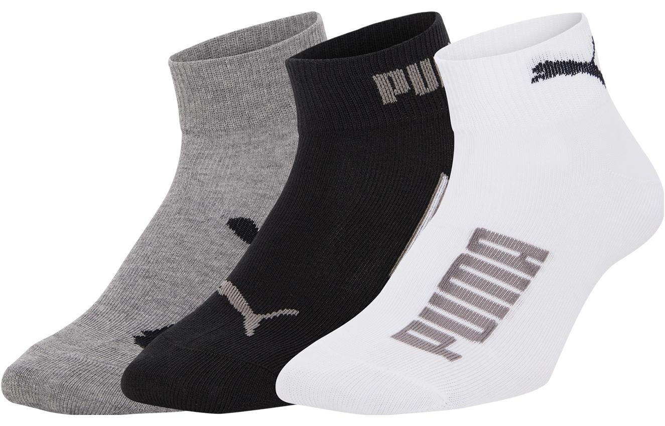 

Носки унисекс Puma, цвет 3 double packs (white + black + gray)