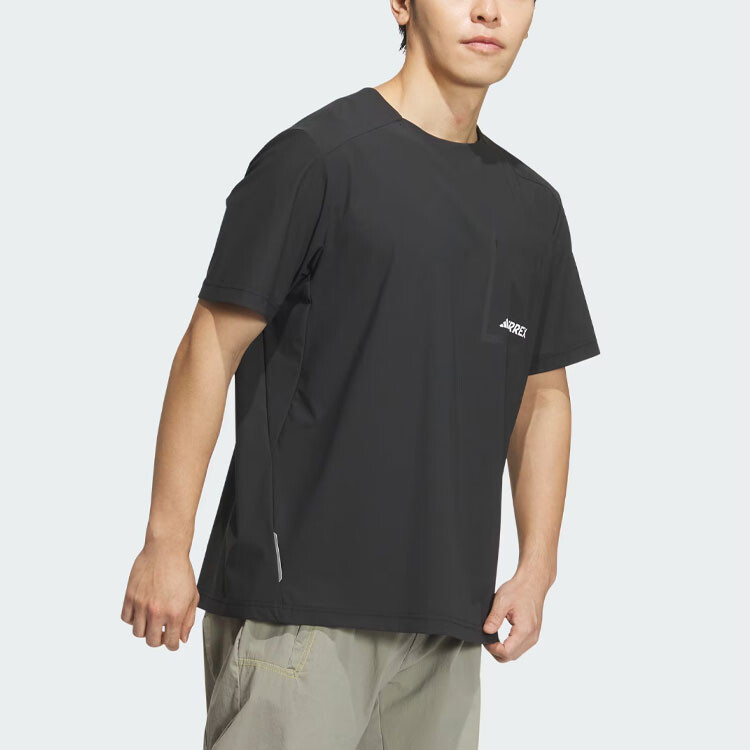 Футболка National Geographic Co-branded Section для мужчин, черная Adidas, черный — фото 4
