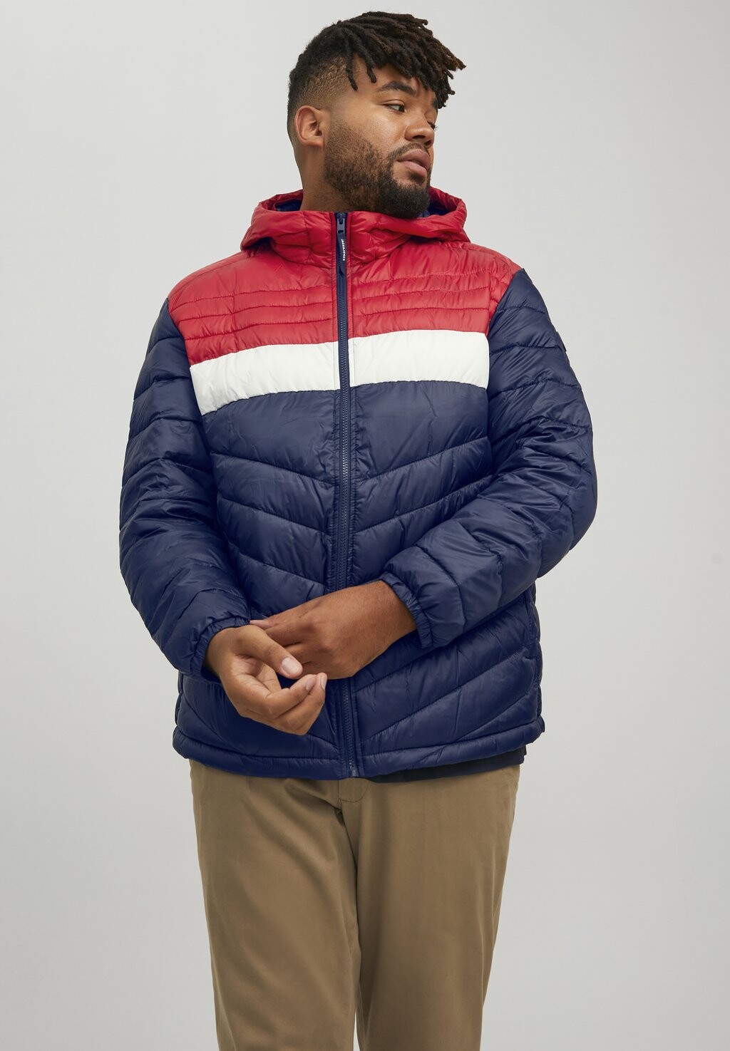 

Зимняя куртка Jack & Jones JJEHERO PUFFER HOOD, цвет navy blazer