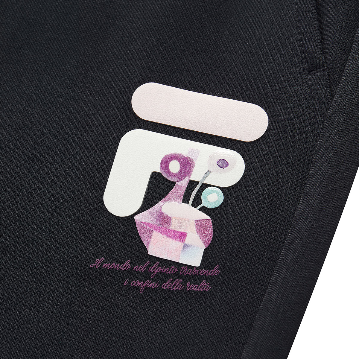 Детские спортивные штаны для подростков FILA KIDS, синий — фото 4