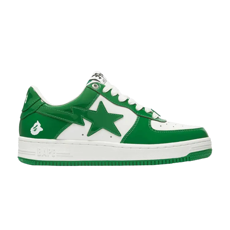 Кроссовки BAPE Wmns Bapesta 'Green' 2022, зеленый