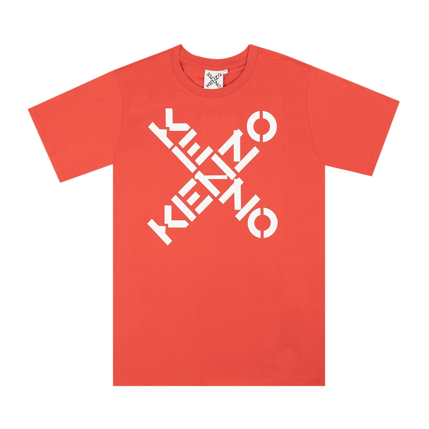 

Футболка Kenzo Big X с короткими рукавами, красная, Красный, Футболка Kenzo Big X с короткими рукавами, красная