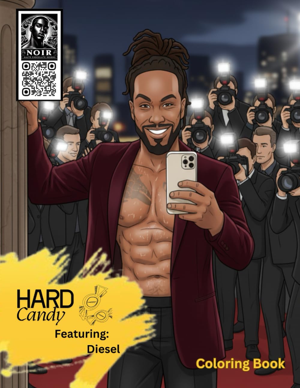 

Haute Chocolate Designs | Hard Candy | Diesel | Beautiful African American Illustrations For Adults, Teens Relaxation And Stress Relieving for All (Independently published)