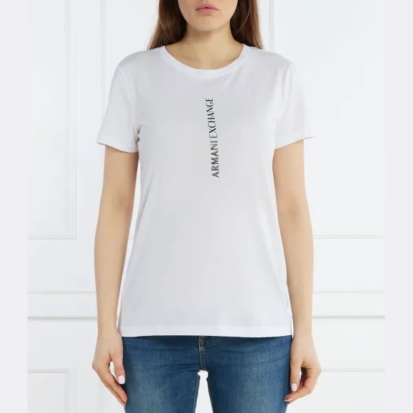 

Футболка стандартного кроя Armani Exchange, белый
