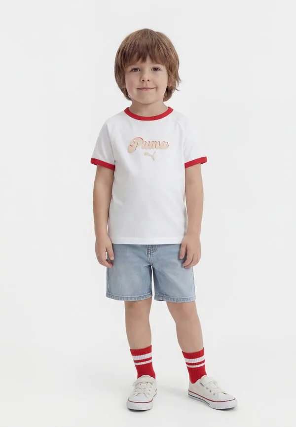 Футболка с графическим принтом в стиле «рингер» (унисекс) Puma, White