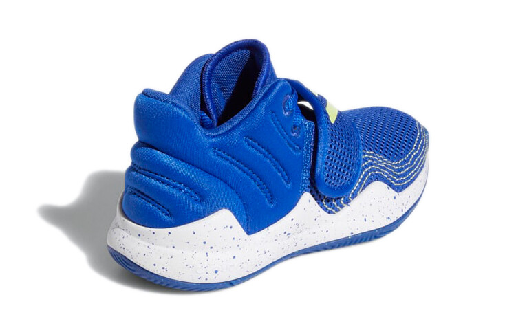 Баскетбольные кроссовки Deep Threat Prime Kids PS Low-top Белый/Королевский синий/Зеленый папоротник Adidas — фото 4