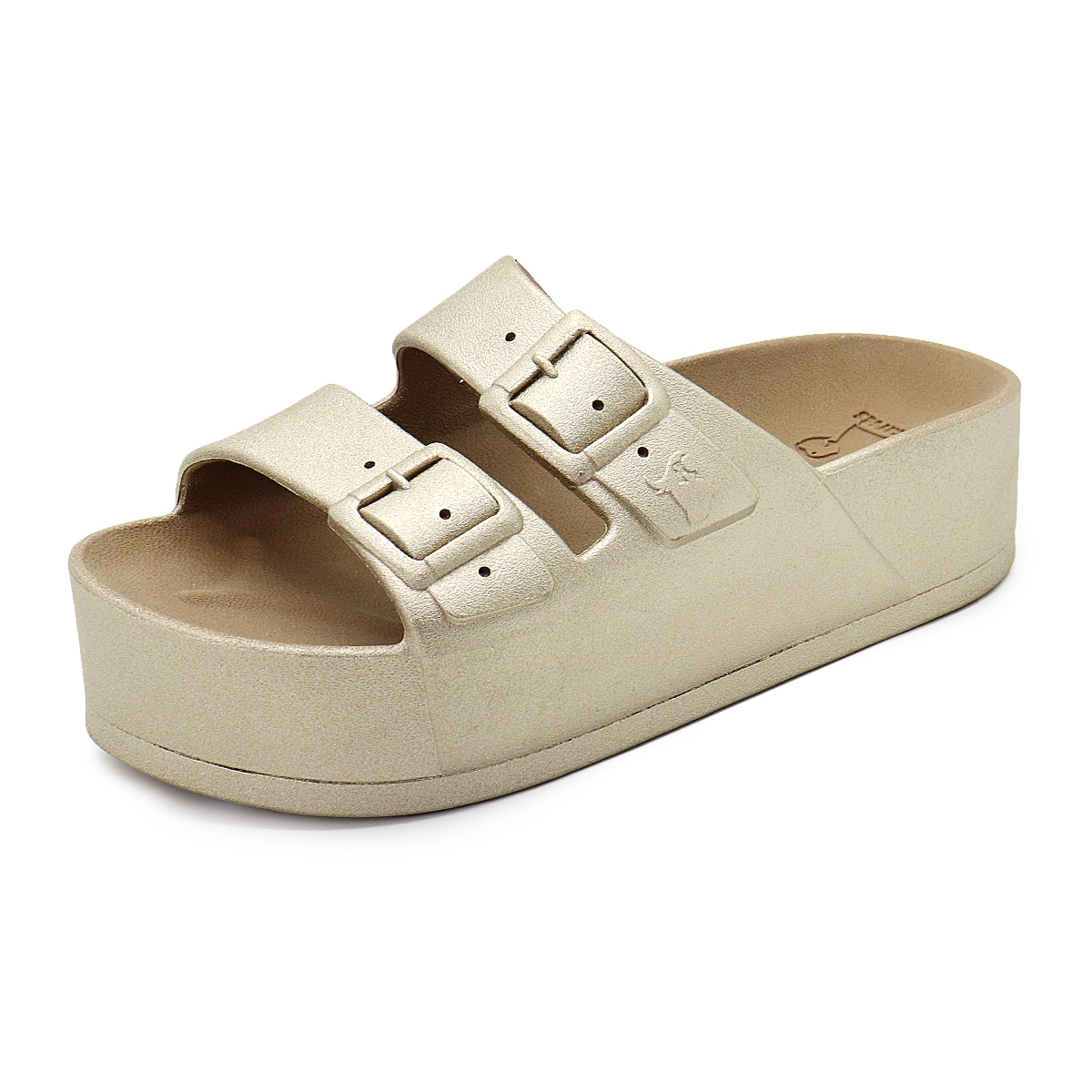 

Cacatoès Пляжные сандалии унисекс золотые с жемчужным металлическим эффектом, цвет Gold Pearlescent Metal Texture