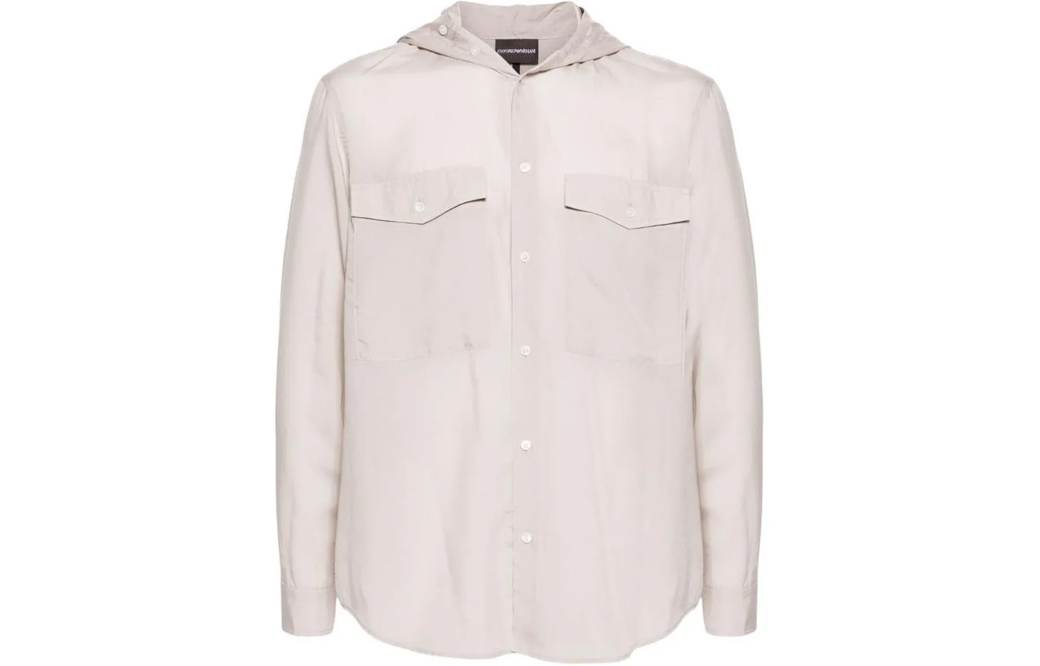 EMPORIO ARMANI SS24 Рубашка мужская Nickel Gray