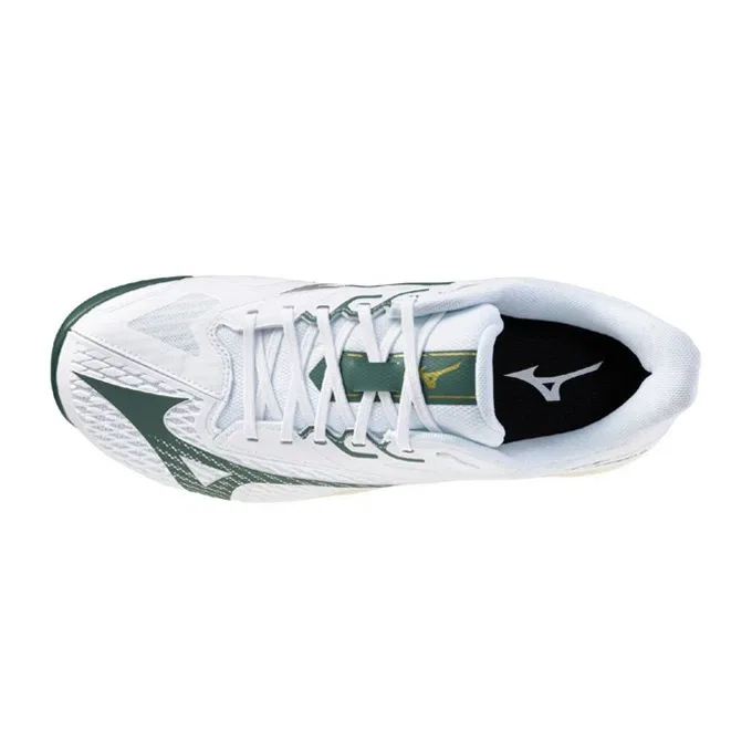 Теннисные кроссовки «Wave Exceed 6 Super Wide OC» от Mizuno, White X Green (35) — фото 4