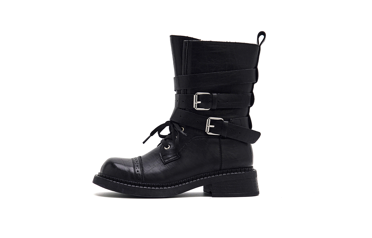 UNCLEWEN Женские черно-коричневые ботинки на низком каблуке Earthy Black, цвет Earthy Black (4cm)
