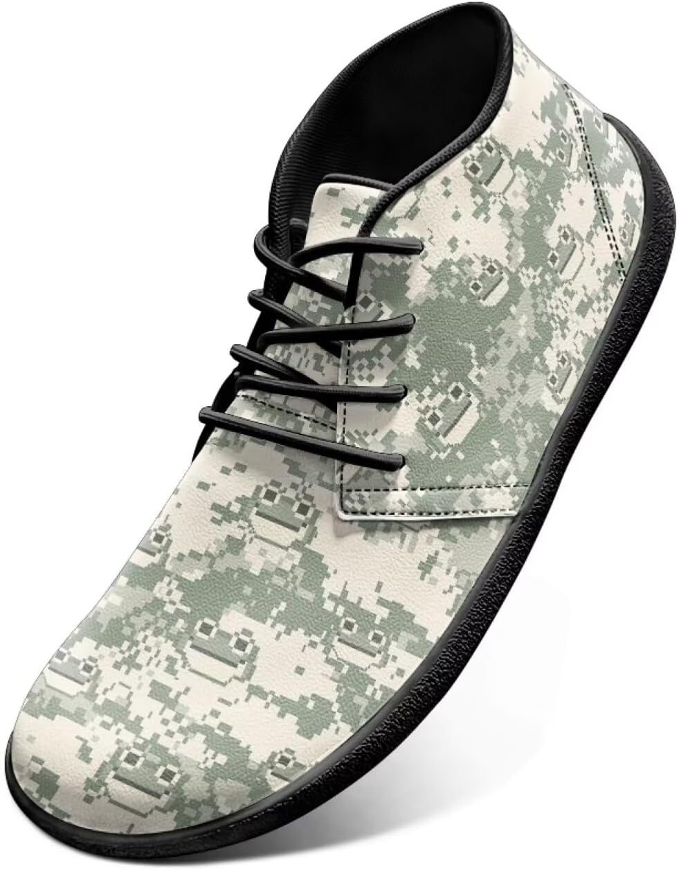 

Кроссовки Jeiento Men Barefoot Камуфляж - Широкий носок, подошва без подъема, прогулочные туфли, Frog Camo