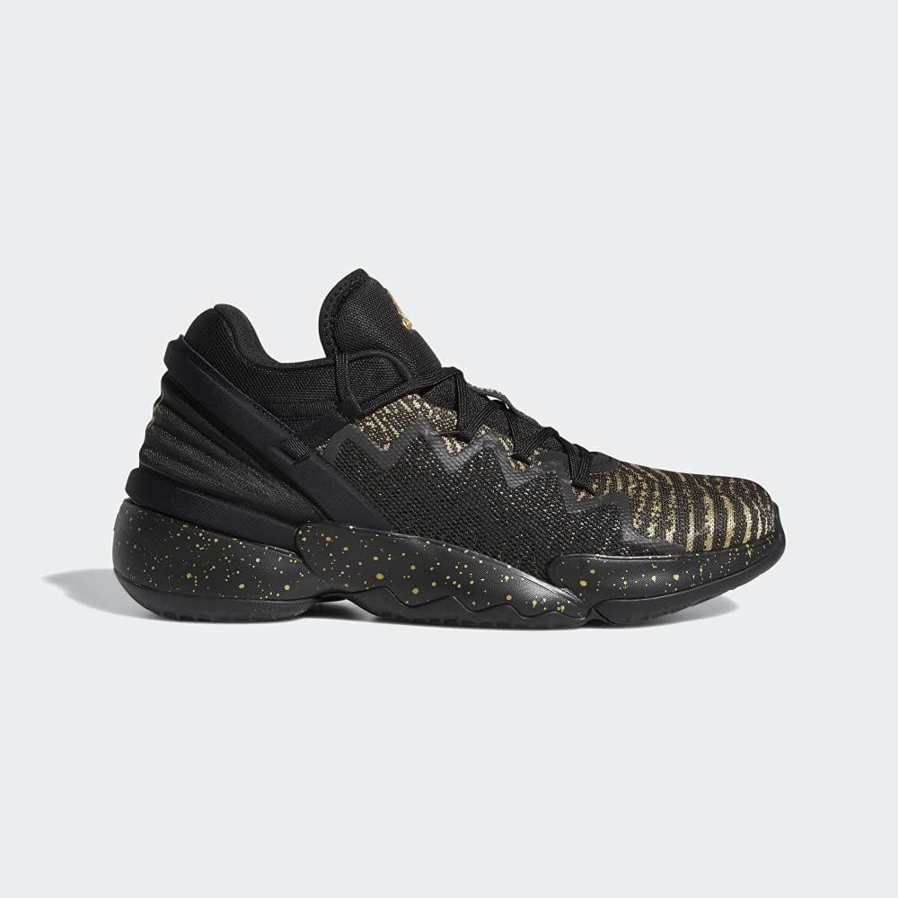 Баскетбольные кроссовки Adidas D.o.n. Issue 2 для детей и подростков, черный/металлик/белый — фото 3