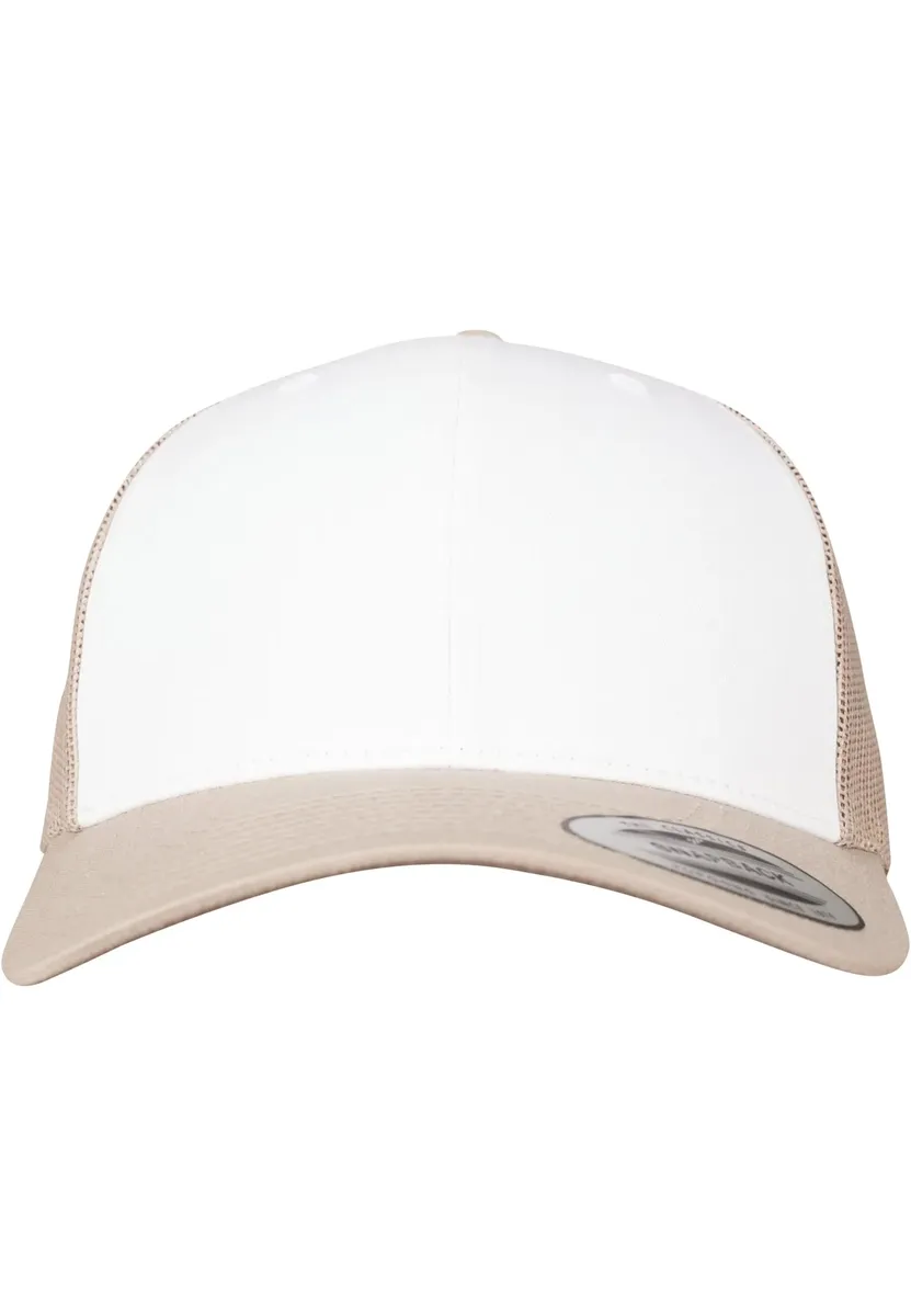 

Flexfit Flex Cap " Flexfit Unisex Retro Trucker Color Front", цвет Khaki/White/Khaki