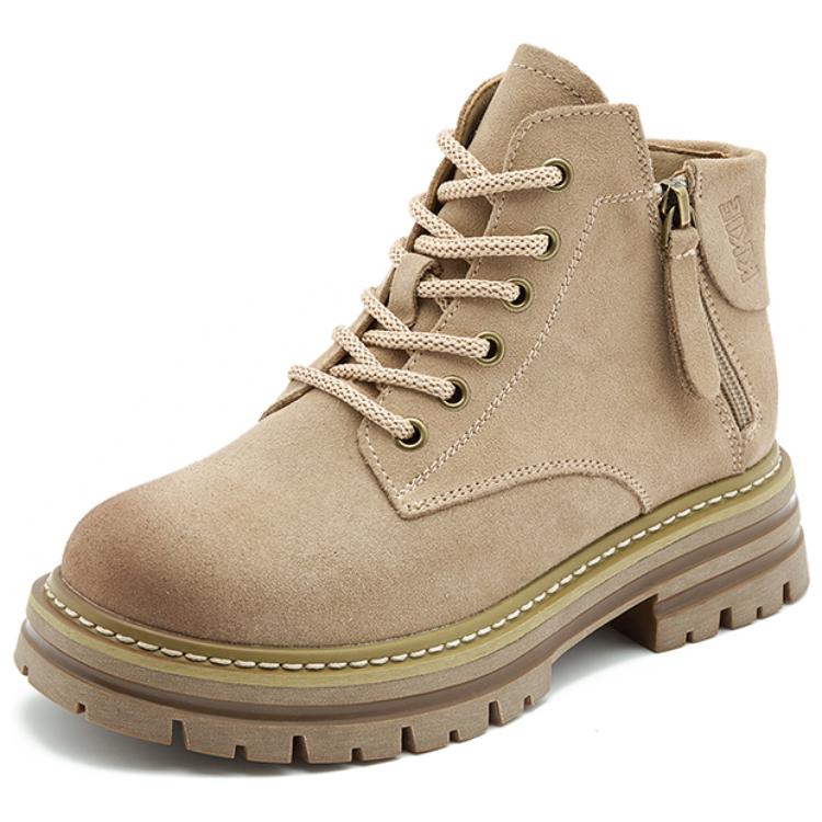 

Ботинки Martin Boot женские Gigiryo, Beige Height Increasing