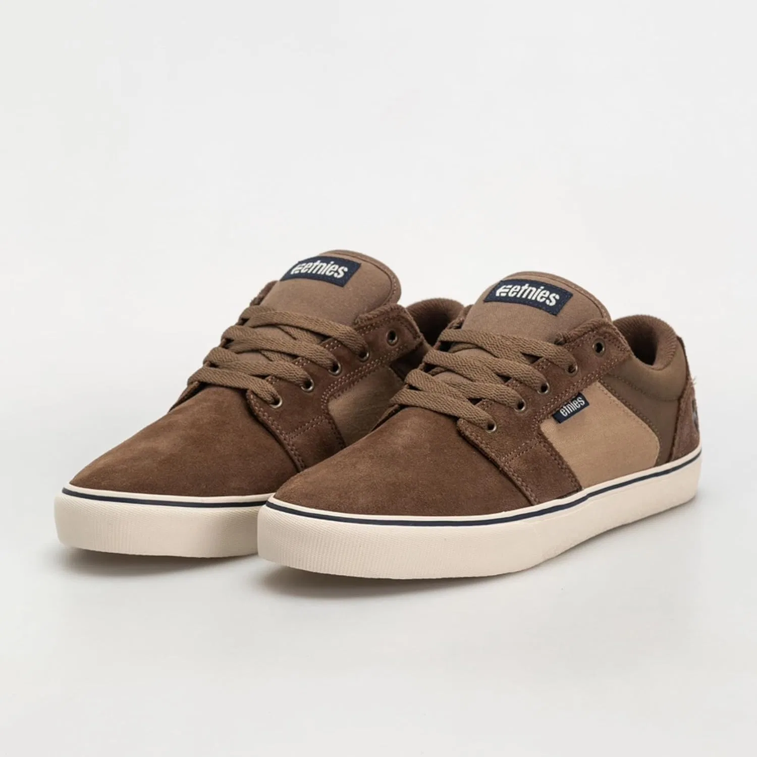 Кроссовки для скейтбординга Etnies Barge LS, коричневый/бежевый/синий — фото 3