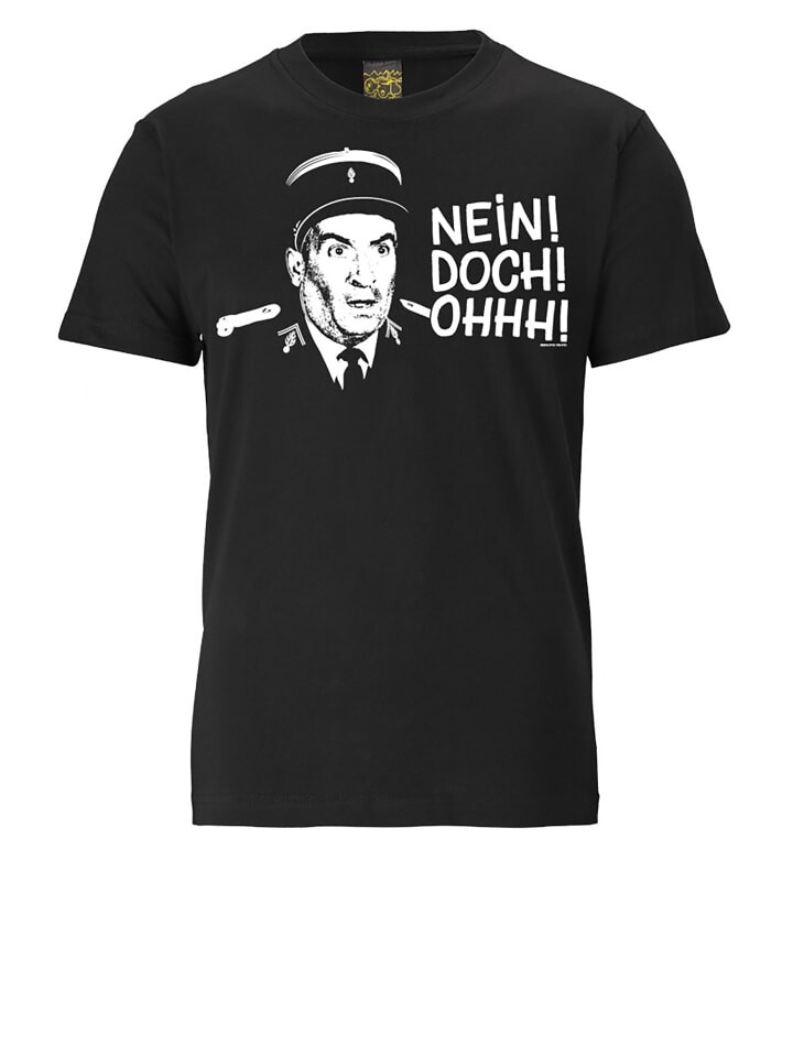 

Футболка Logoshirt Gendarm von St Tropez Nein! Doch! Ohhh!, черный