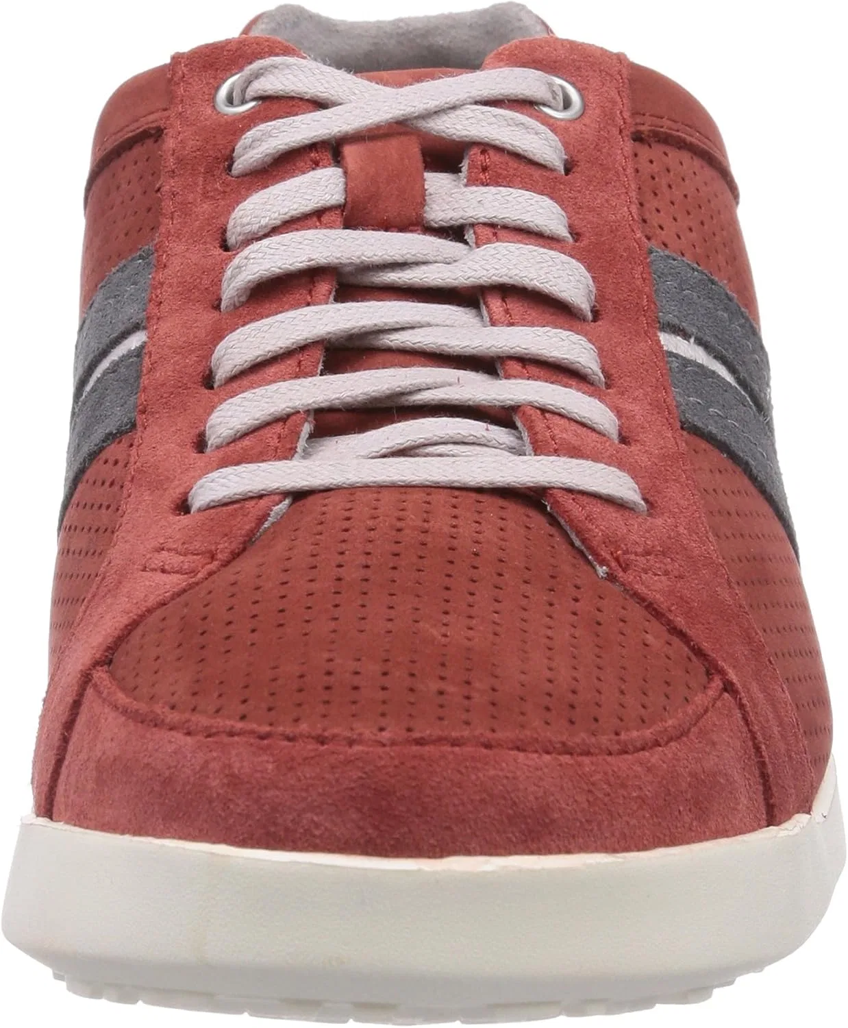 Мужские кроссовки Clarks Godney Street, Red Nubuck — фото 2
