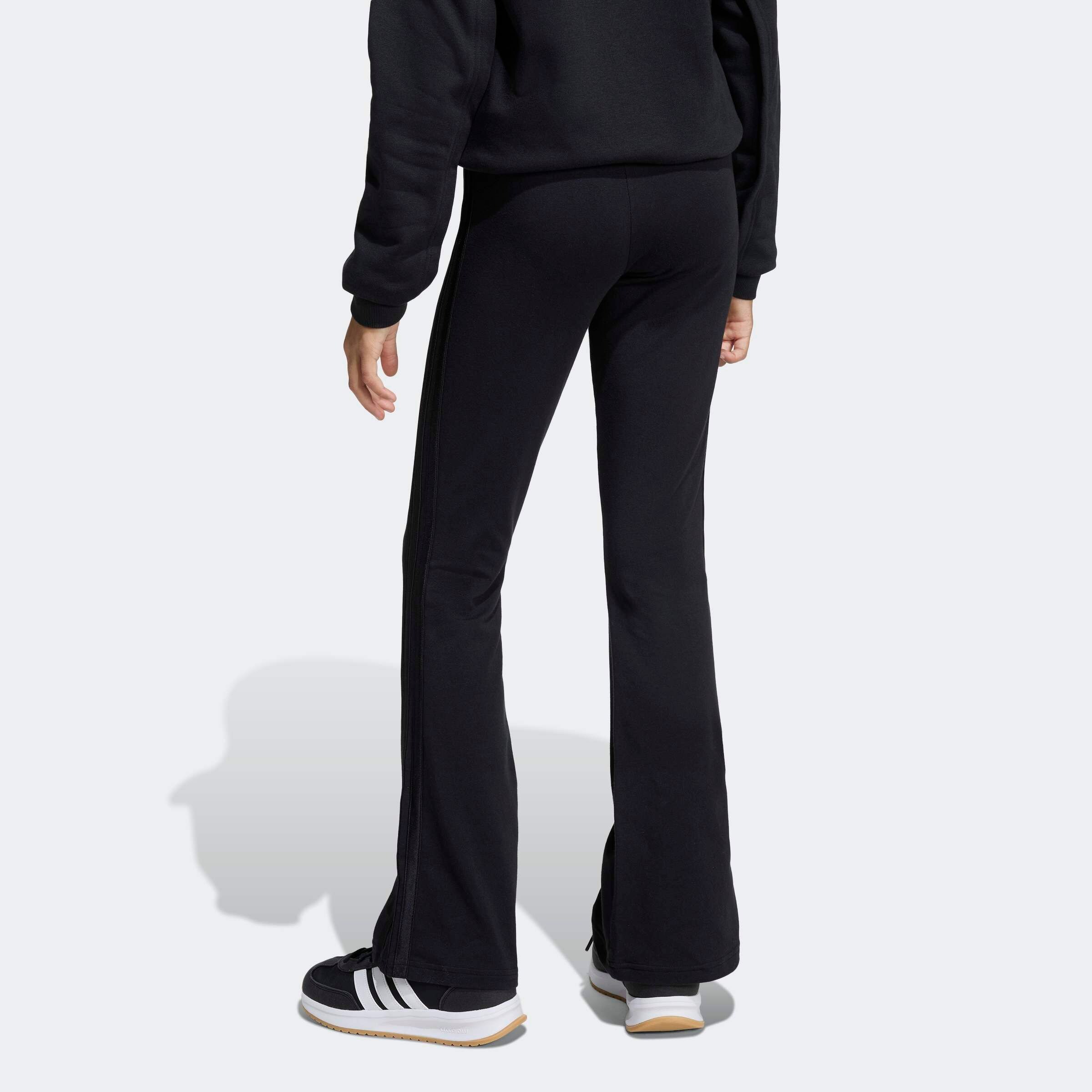 Adidas Sportswear Черные расклешенные спортивные брюки — фото 4