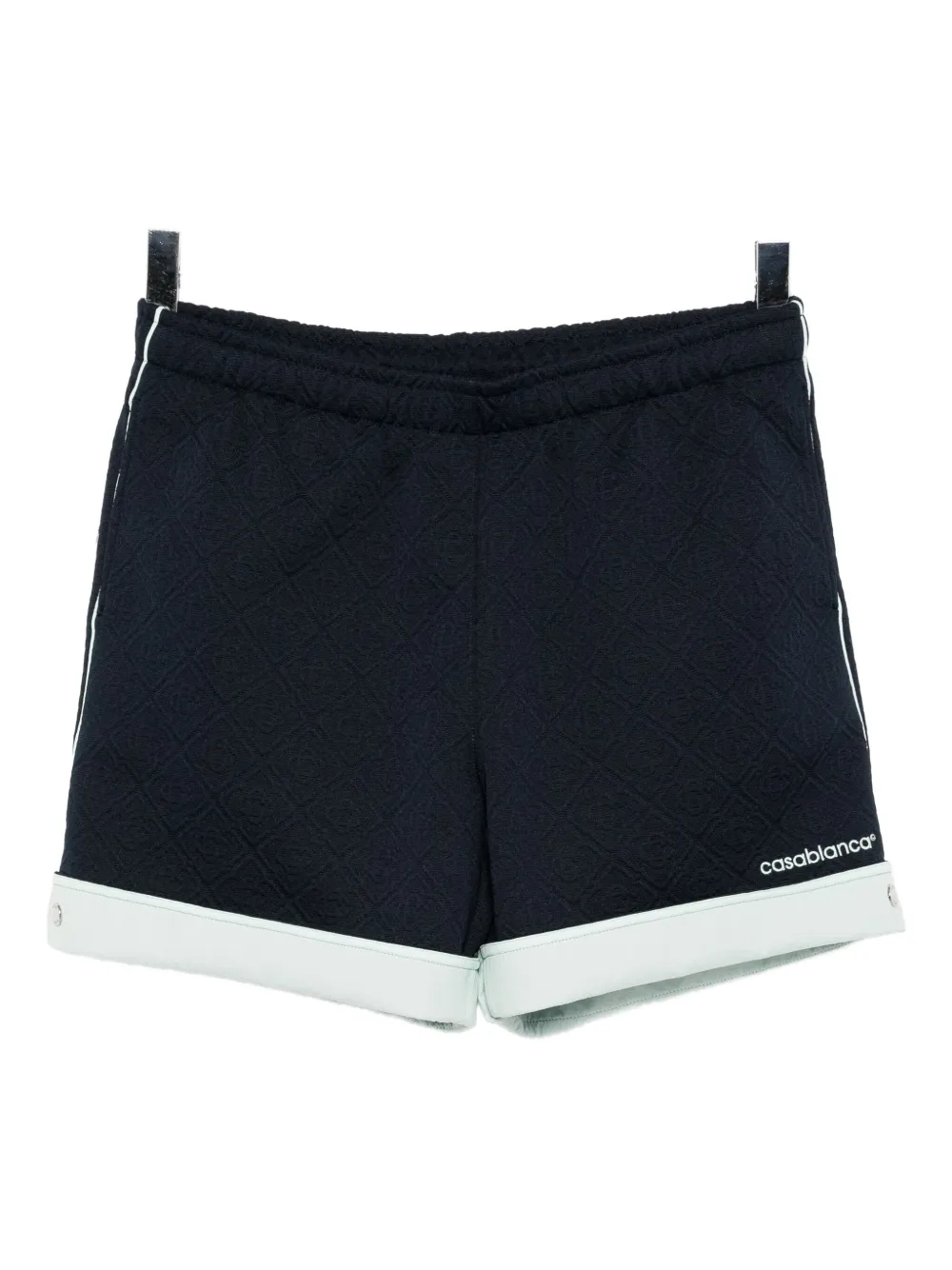 

Шорты с вышитым логотипом CASABLANCA, синий