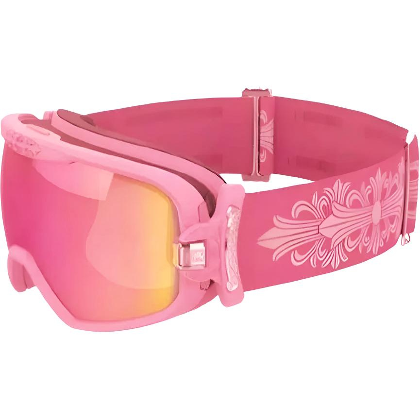 

Chrome Hearts SILVER MORNING PINK лыжные очки Unisex с защитой от запотевания