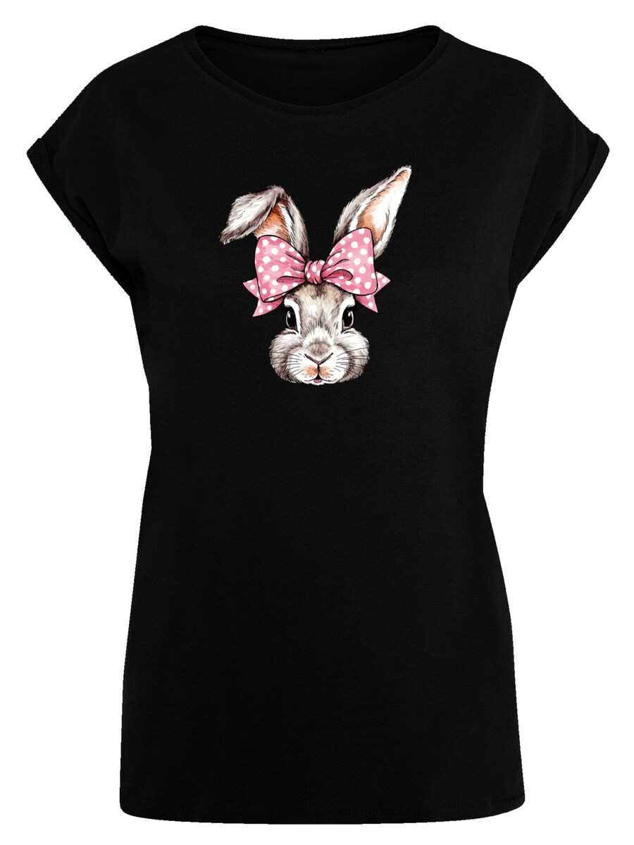

Рубашка F4NT4STIC Niedlicher Hase mit Schleife, черный