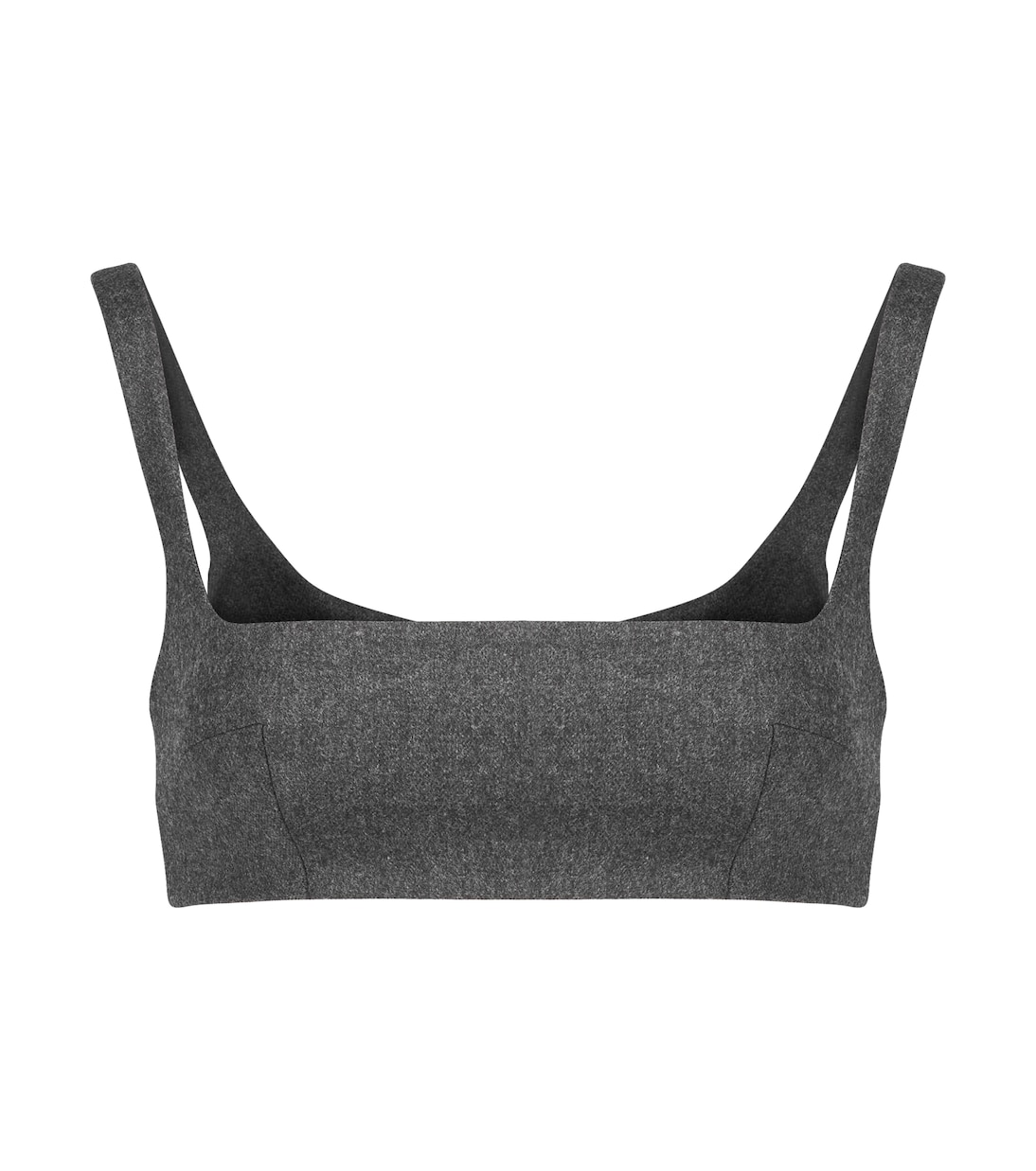 

Шерстяной бюстгальтер Kerrigan с квадратным вырезом Emilia Wickstead, Dark Grey