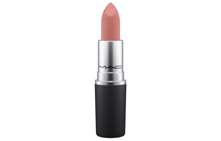 Помада Powder Kiss Bullet Head Satin Soft Matte Lipstick с бархатным эффектом, жизненной силой и естественным сиянием 3g MAC, #307 FALL IN LOVE CHERRY BLOSSOM LIQUEUR — фото 4