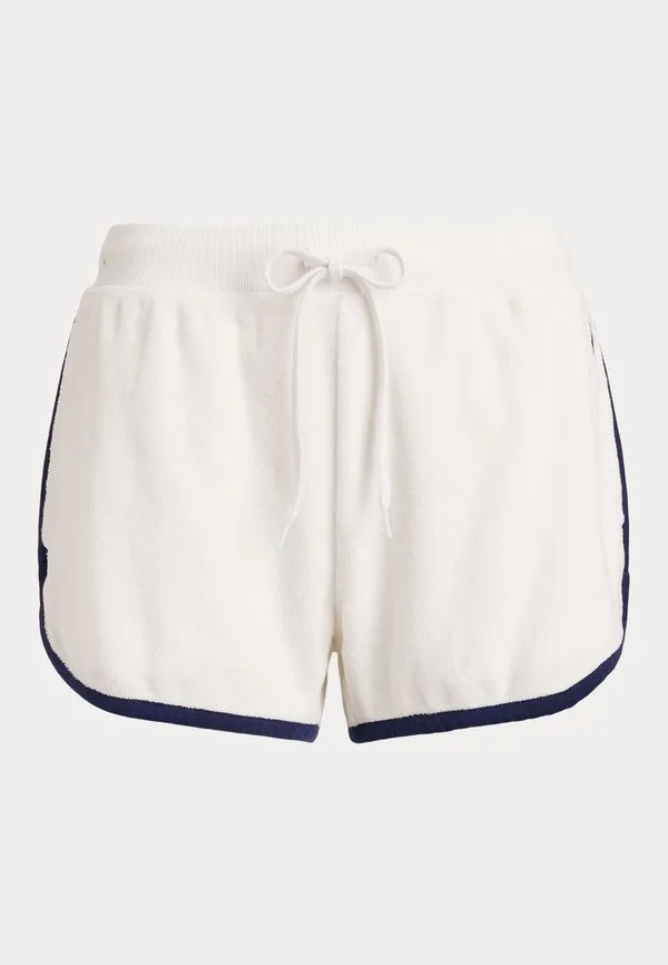 Короткие шорты terry на завязках Polo Ralph Lauren, White — фото 4