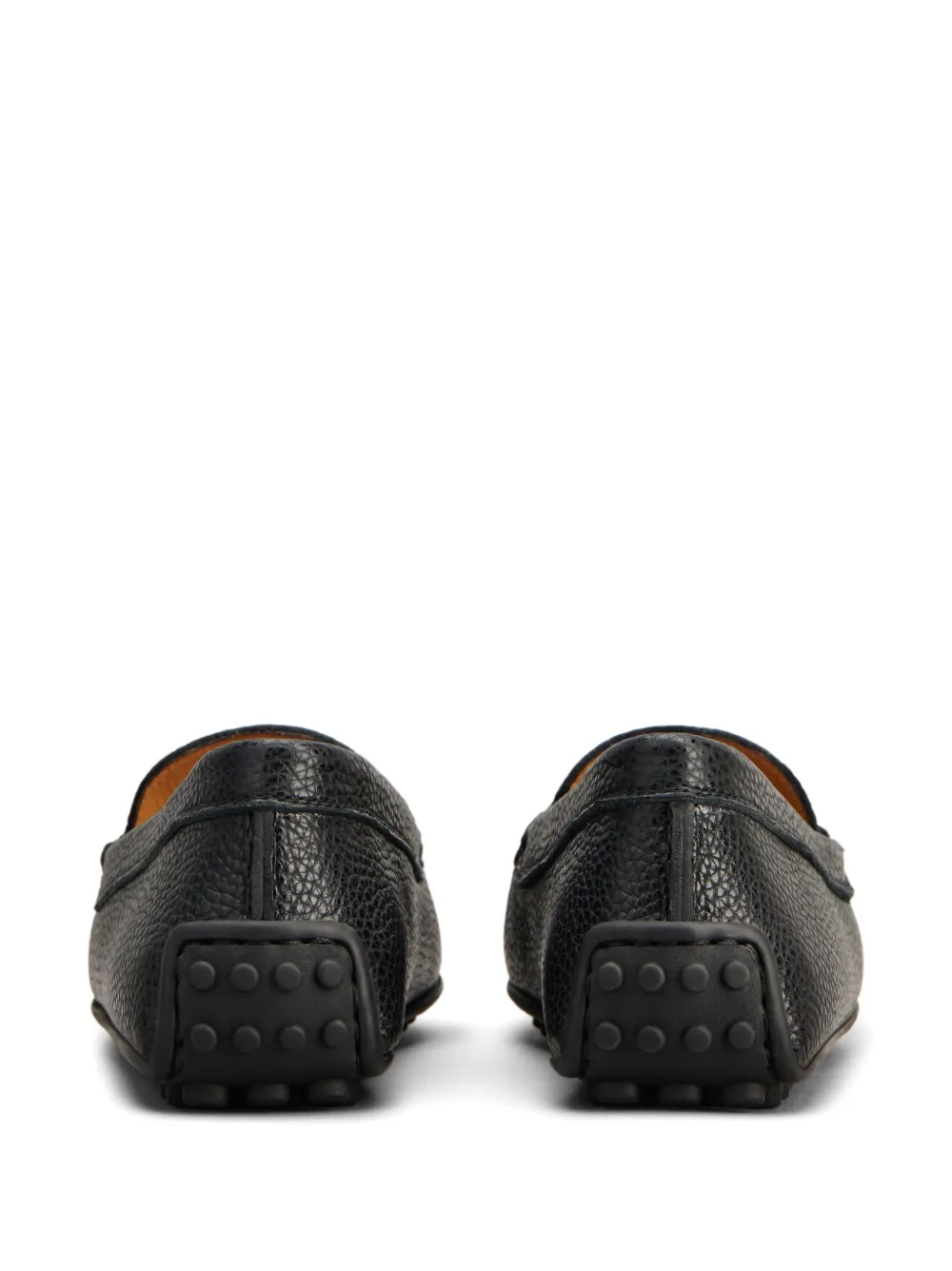 Лоферы Gommino из зернистой кожи TOD'S, черный — фото 3