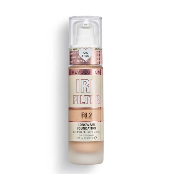 

Стойкая тональная основа irl filter Makeup Revolution, 23 мл., цвет f8.2